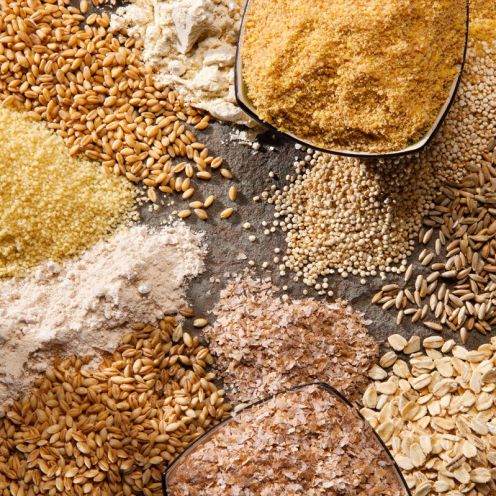 Few types of Grain : Wheat, Oats, Barley and others.